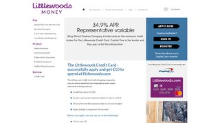 
                            2. Credit Card | Littlewoods Credit Card