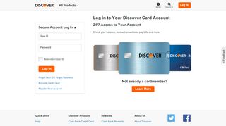 
                            7. Credit Card Login | Discover Card
