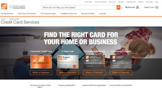 
                            1. Credit Card Offers - The Home Depot