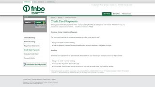 
                            4. Credit Card Payments - FNB Omaha