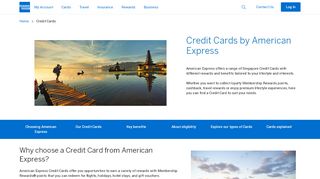 
                            4. Credit Cards - Apply Online | American Express Singapore