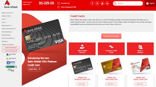 
                            1. Credit Cards – Bank Alfalah