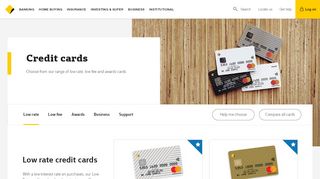 
                            3. Credit cards - CommBank