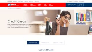 
                            5. Credit Cards - Kotak Mahindra Bank