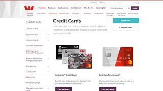 
                            3. Credit Cards | Westpac NZ