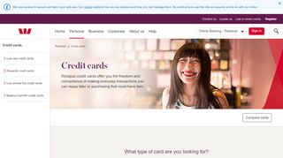 
                            1. Credit cards | Westpac