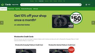 
                            2. Credit Cards | Woolworths Cards