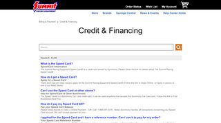 
                            6. Credit & Financing - help.summitracing.com