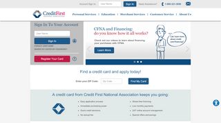 
                            3. Credit First National Association | CFNA