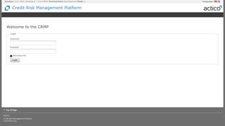 
                            3. Credit Risk Management Platform - chicago.cloud.actico.com