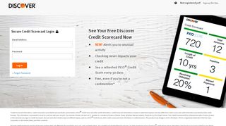 
                            10. Credit Scorecard - Discover - Sign In