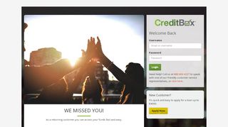 
                            8. CreditBox | Login