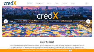 
                            8. credX AG - Ein Marktplatz für Fremdkapital-Aufnahme