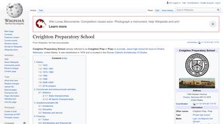 
                            6. Creighton Preparatory School - Wikipedia
