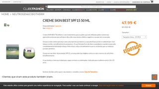 
                            5. Creme Skin Best Spf15 50 Ml, até 2018-07-16