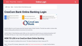 
                            5. CresCom Bank Online Banking Login - radiolounge.ca