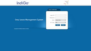 
                            7. Crew Leave Management System - IndiGo