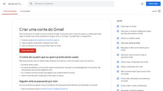 
                            11. Criar uma conta do Gmail - Ajuda do Gmail