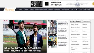 
                            1. Cricket News: Latest Cricket News Headlines, Live Scores ...