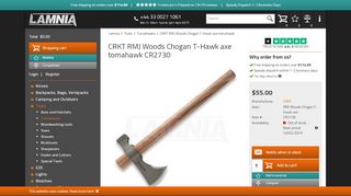 
                            5. CRKT RMJ Woods Chogan T-Hawk axe tomahawk CR2730 | …