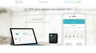 
                            8. CRM Zen - CRM online inovador para equipe de vendas