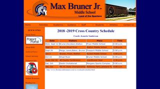 
                            7. Cross Countryl Schedule - Bruner Middle School