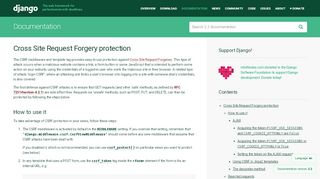 
                            6. Cross Site Request Forgery protection | Django ...