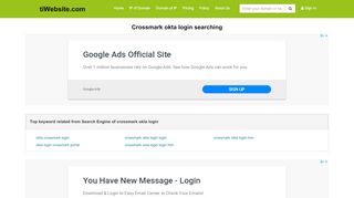 
                            8. crossmark okta login | crossmark.okta.com - Keyword Suggestion Tool