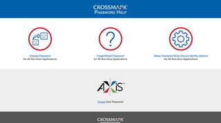 
                            9. CROSSMARK® Password Help