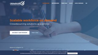 
                            1. Crowd Guru bietet skalierbare und flexible …