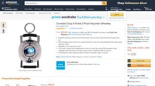 
                            5. Crowded Coop A Portal 2 Plush Keychain Wheatley ... - Amazon.com