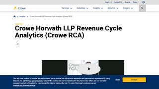 
                            1. Crowe Horwath LLP Revenue Cycle Analytics (Crowe RCA ...