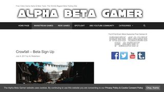 
                            1. Crowfall – Beta Sign Up | Alpha Beta Gamer