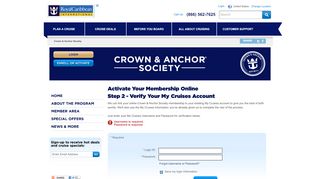 
                            2. Crown & Anchor Society - Royal Caribbean International