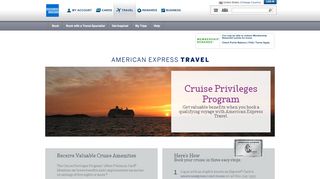 
                            6. Cruise Privileges Program - American Express