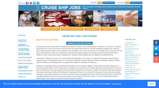 
                            3. Cruise Ship Jobs-Aida Cruises-Latest Vacancies