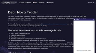 
                            6. Cryptocurrency Exchange Platform | Bitcoin Trading | Nova