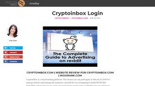 
                            5. Cryptoinbox Login | CryptoCoins Info Club