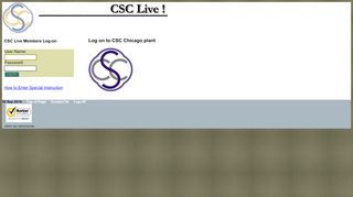 
                            2. CSC Live - Chicago Logon