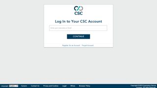 
                            2. CSC Login - CSC Global