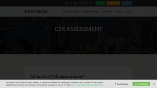 
                            4. CSR Assessment | EcoVadis