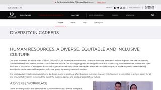 
                            4. CSR - Diversity In Careers | Caesars Entertainment