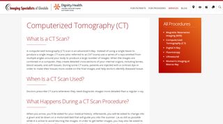 
                            4. CT | Cat Scan | Computerized Tomography Scan