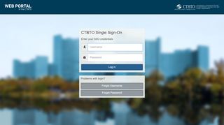 
                            5. CTBTO WEB PORTAL: Login - CTBTO Access Management