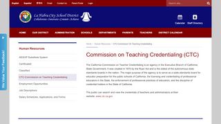 
                            6. CTC-Commission on Teaching Credentialing | Human ...