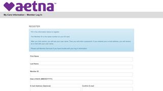 
                            8. CTDynamo Member Web Portal - Aetna