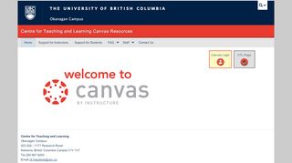 
                            2. CTL Canvas Support: Home Page