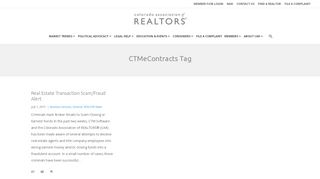 
                            8. CTMeContracts – Colorado Association of REALTORS