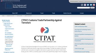
                            2. CTPAT: Customs Trade Partnership Against Terrorism | U.S. Customs ...