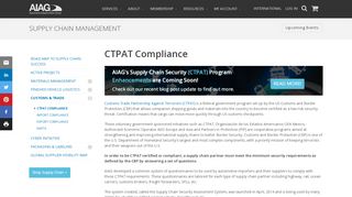 
                            5. (CTPAT) - Customs/Supply Chain Security | AIAG - Automotive ...